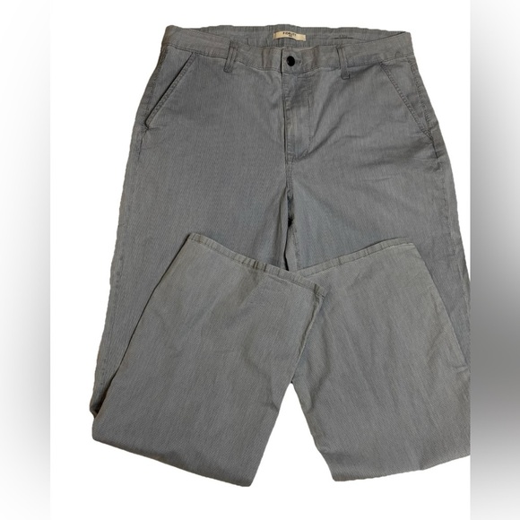 FIDELITY Denim Katie High Classic Flare Jeans Summer Stripe SZ 32 - Picture 2 of 6